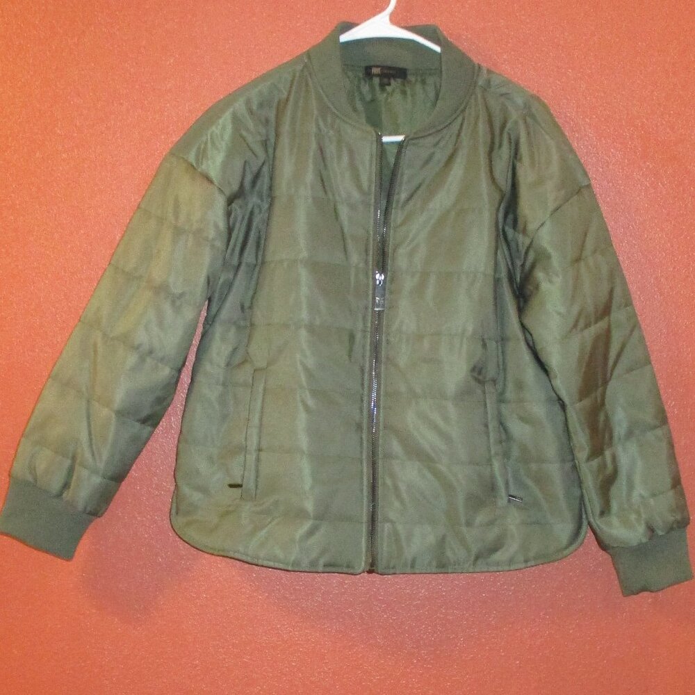 Frye Jacket Woman Medium Brown Full Zip Pockets Outdoor Travel Vacation Jacket